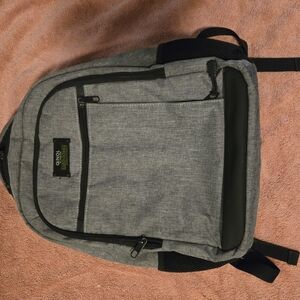 Gray Water Resistant Tech Backpack